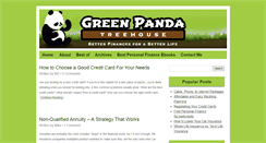 Desktop Screenshot of greenpandatreehouse.com